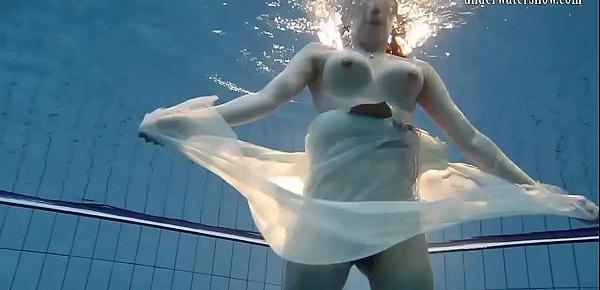  Special Czech teen hairy pussy in the pool